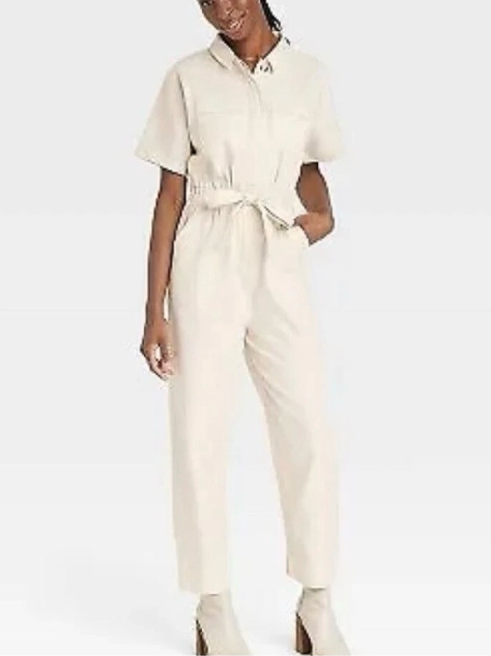 Universal Thread white utility boilersuit coveralls jumpsuit